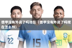 德甲没有外资了吗现在（德甲没有外资了吗现在怎么样）